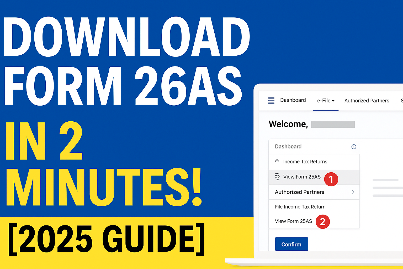 How to Download Form 26AS Online